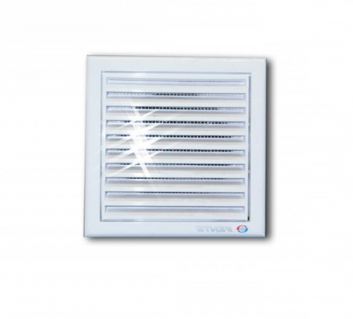 Vents   вентилятор вытяжной осевой накладной 100мм вентс 100к белый, с москитной сеткой, vents